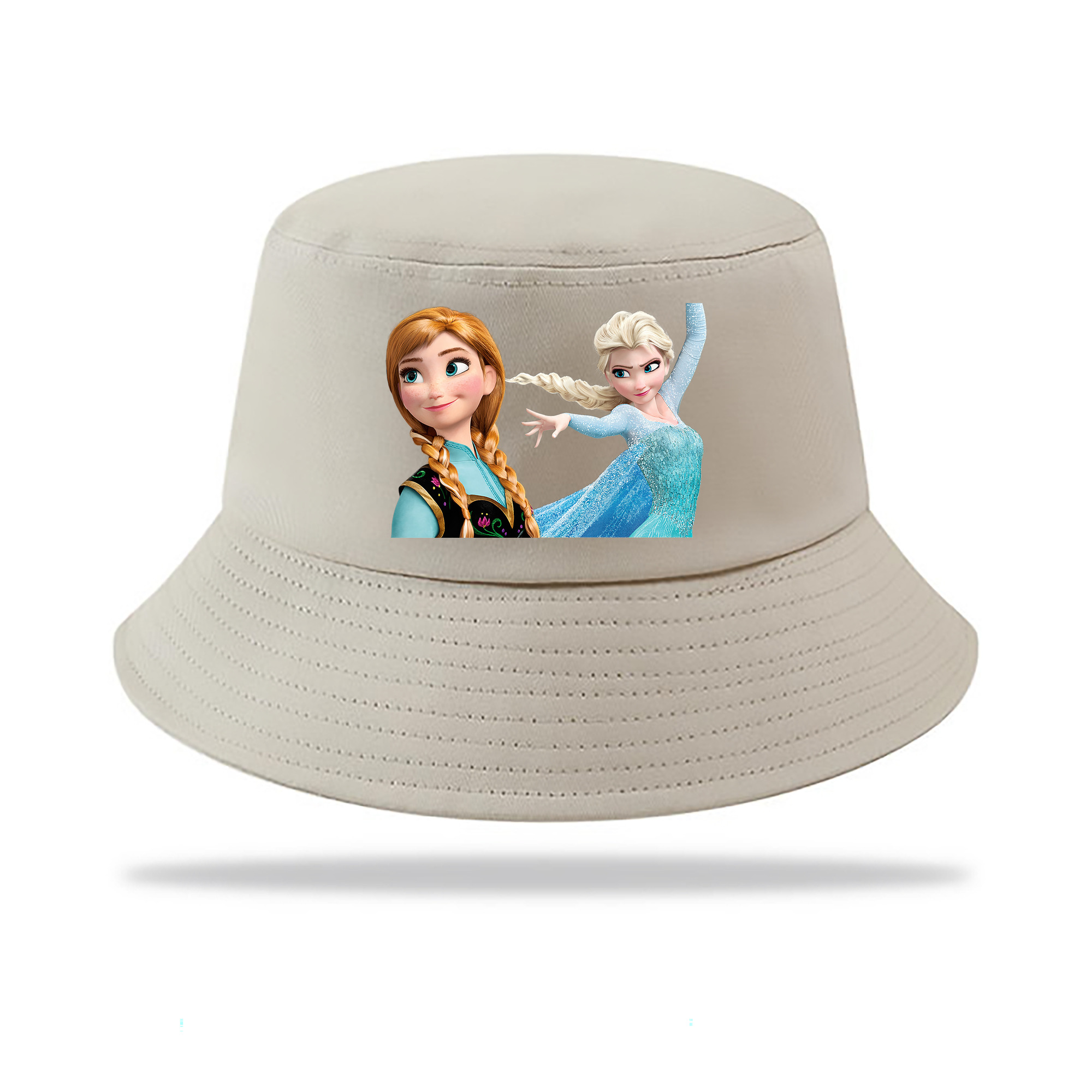 （画像用） アナと雪の女王 アンナ エルサ Frozen Anna Elsa アウトドア日除けバケットハット